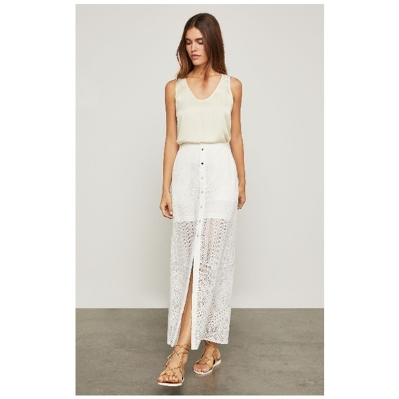 💕BCBGMAXAZRIA💕 Harper Lace Maxi Skirt 8 NWT - Picture 3 of 8